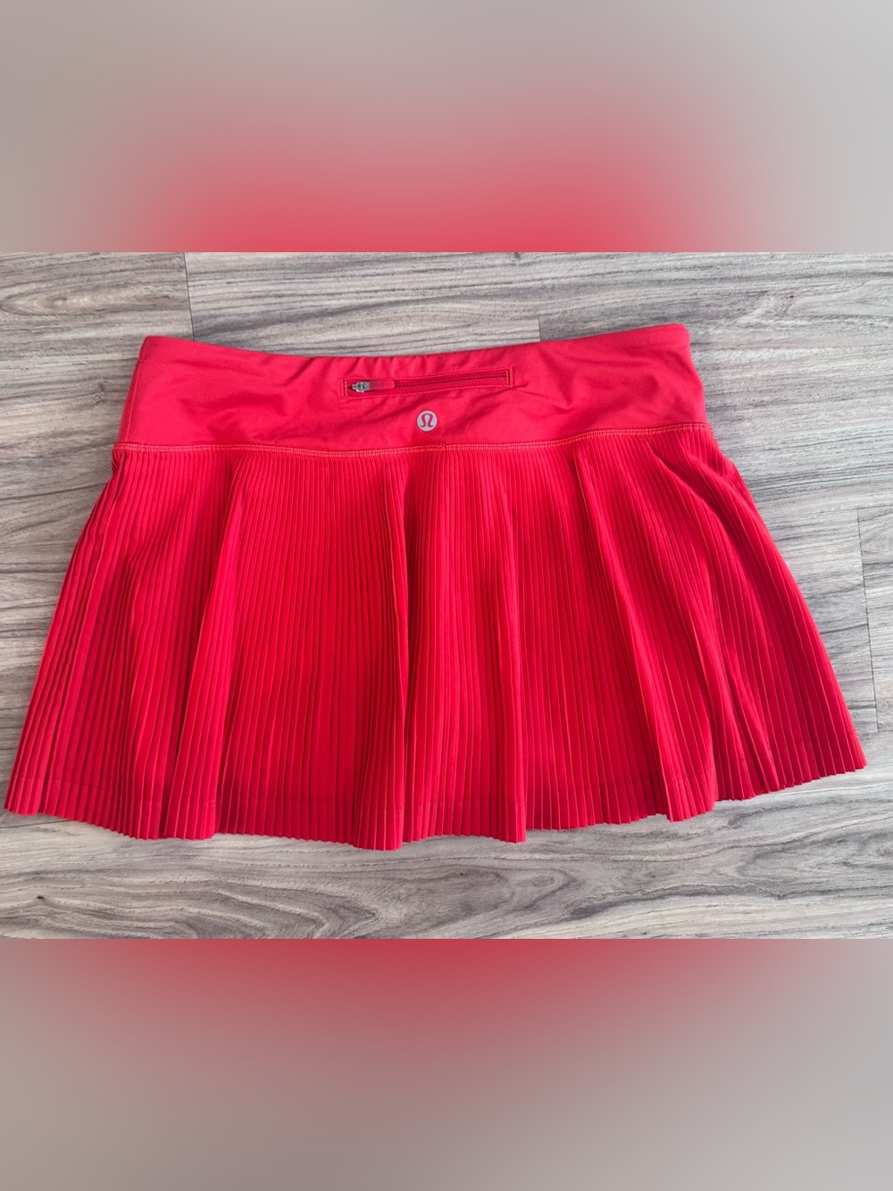 lululemon athletica Pink-Red Pleated Skater Skirt